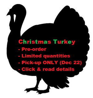 Whole Turkey PICK UP Dec 21/22