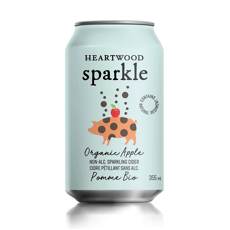 Heartwood Sparkle Organic Apple Cider