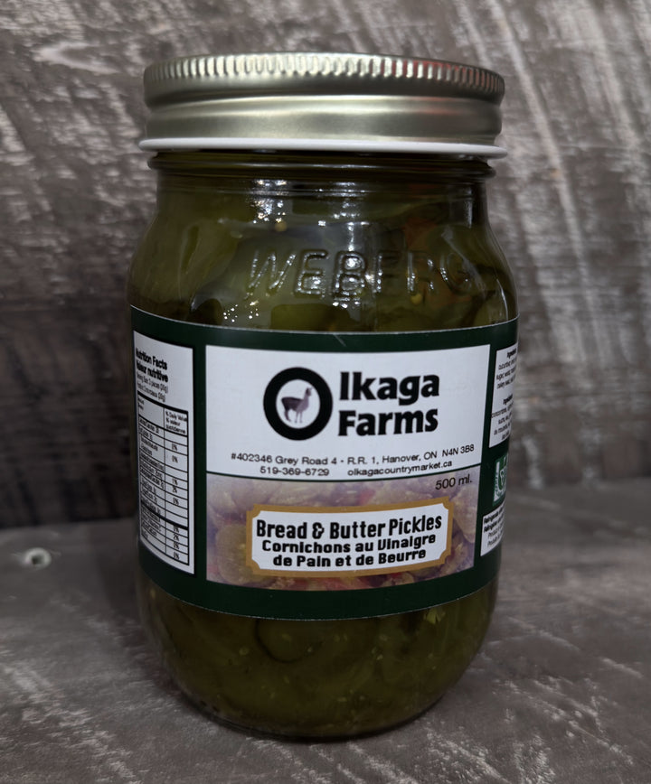 Bread & Butter PIckles 500ml (OF)
