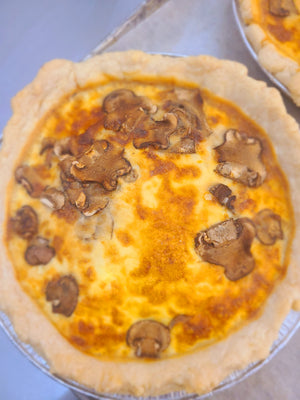 Mushroom & Swiss Quiche