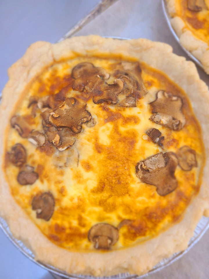 Mushroom & Swiss Quiche